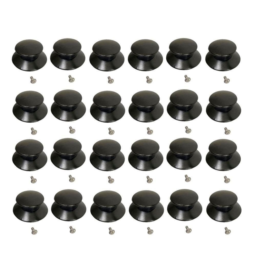 Kit 24 Pegador Puxador Panela Tampa Vidro E Ferro E Parafuso