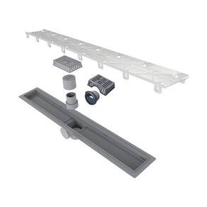 Ralo Linear Elleve Smart Sifonado 915 60Cm Com Tampa Oculta