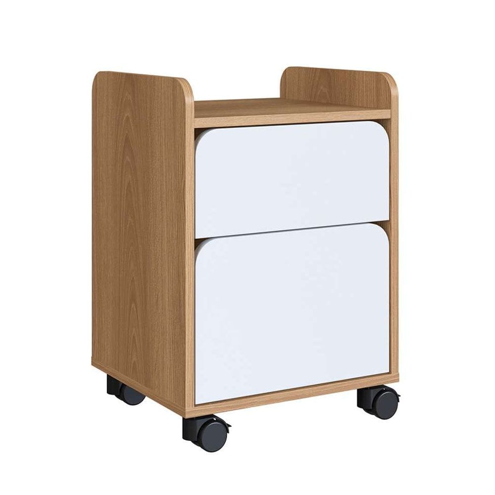 gaveteiro flexus 2 gv hanover e branco