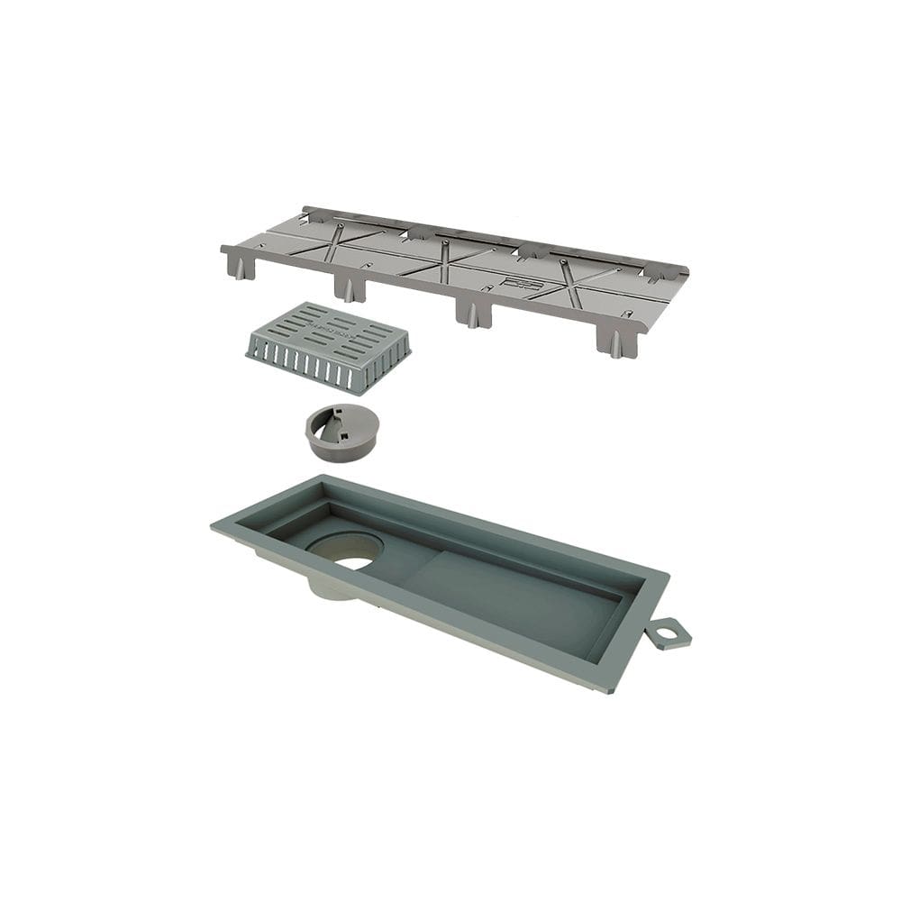 Ralo Linear Elleve Tiny 2930 25Cm Com Tampa Oculta