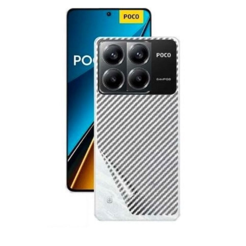 Película De Fibra De Carbono Verso Para Pooco X6 PRO