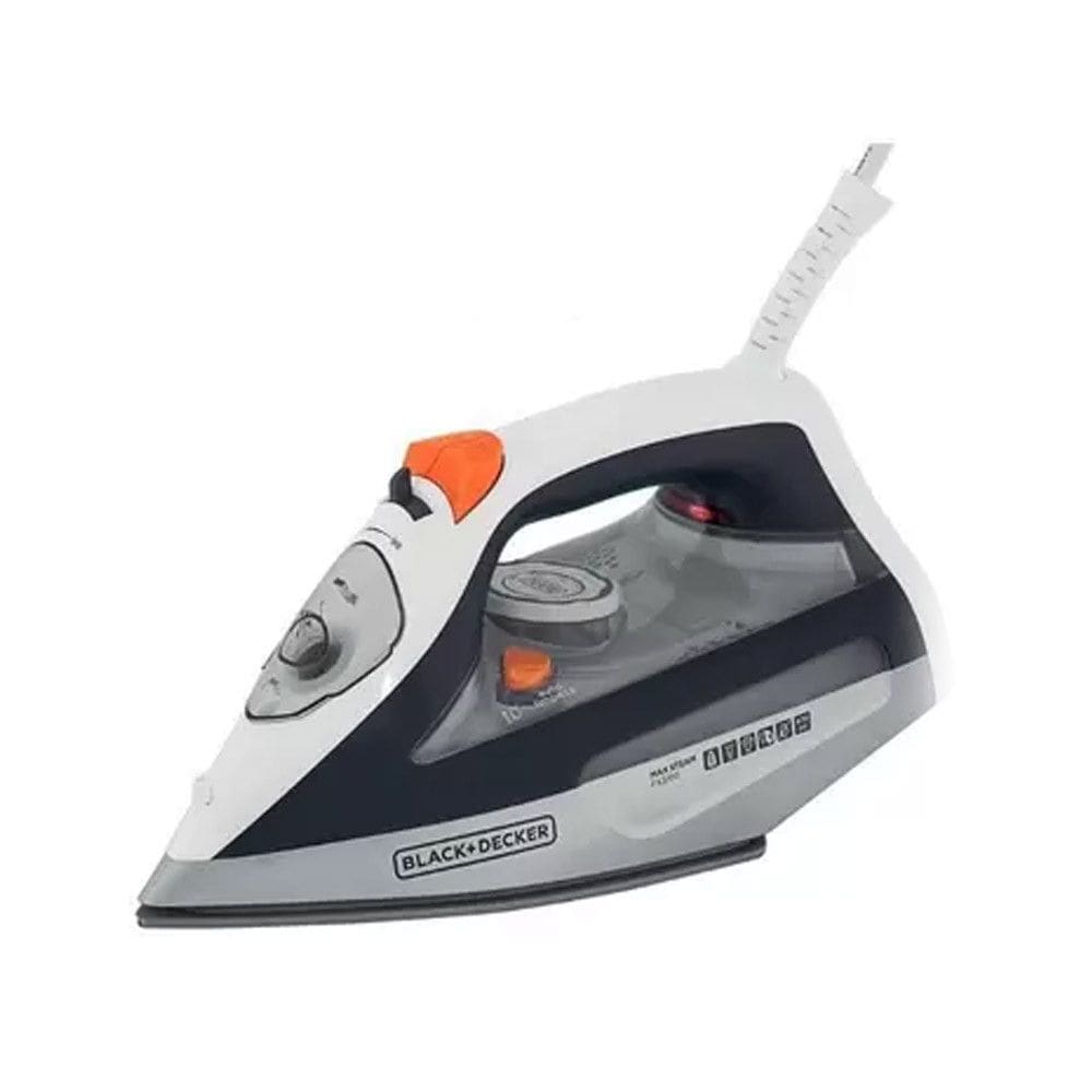 Ferro de Passar a Vapor FX3100 Base de Cerâmica com Spray Frontal Black e Decker