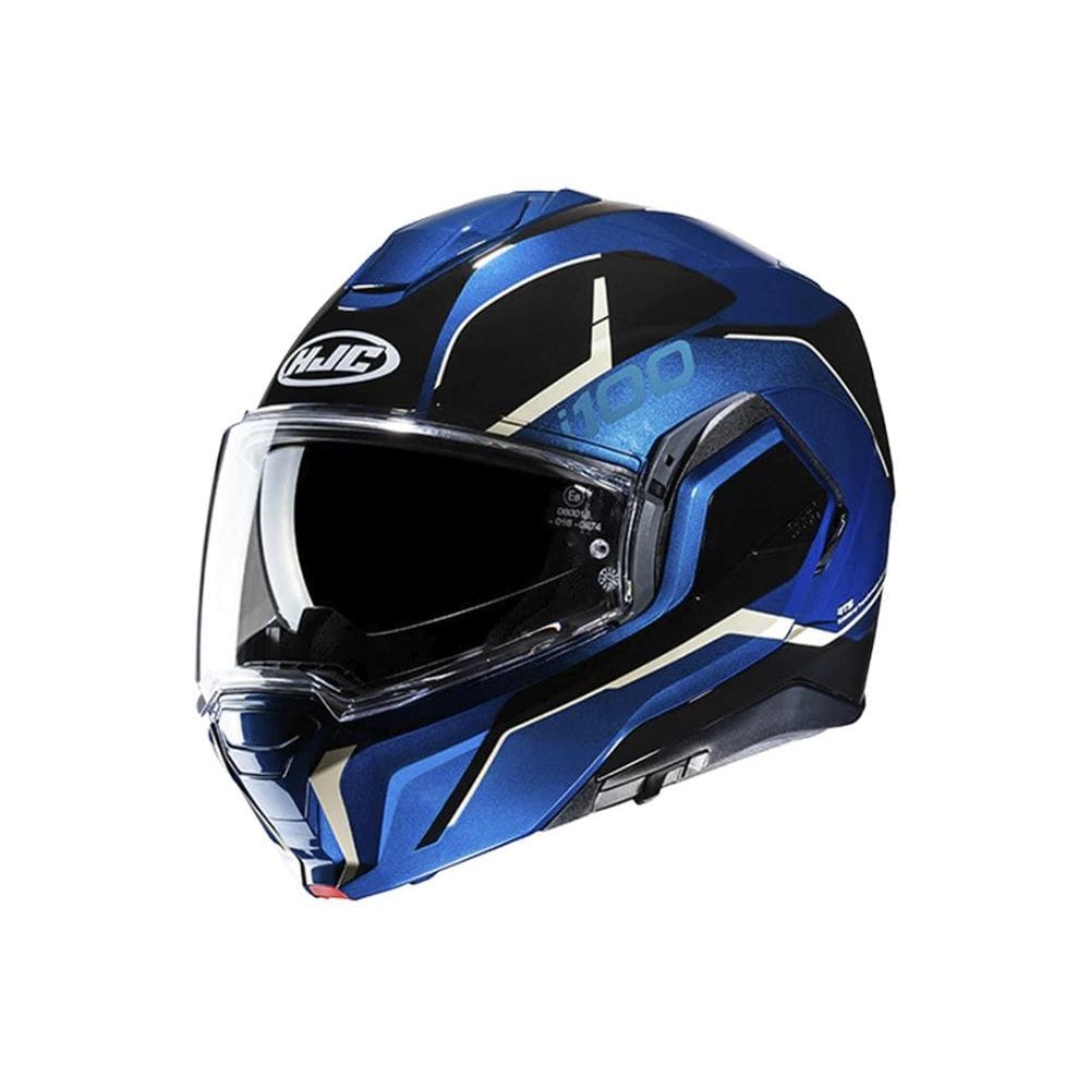 Capacete Hjc I100 180 Lorix Pret Azu Branc  59 [F016]