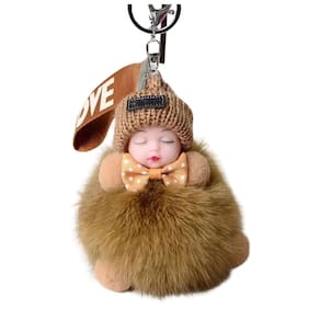 Chaveiro Fashion Bonequinha Pom Pom Soninho