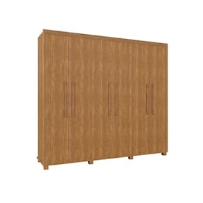 Guarda Roupa De Casal Madri Mdf 6 Portas Camas Fênix cinamomo