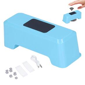 Sensor de Descarga Inteligente Automatico USB Bateria Recarregavel Privada Vaso Sanitario Banheiro Lavabo Higienico Residencial Comercial