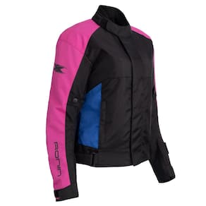 Jaqueta Texx Ronin V2 Ld Fem Pret Rosa Azu Xxl 2xl [F016]