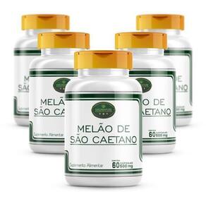 Melão De São Caetano 300 Cáps 5 Potes - Erva De São Vicente