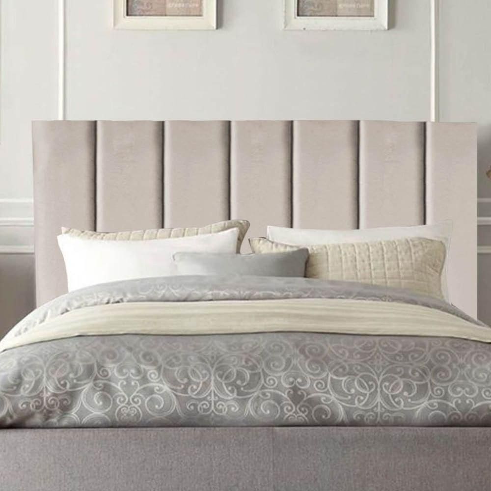 Cabeceira Cama Casal Queen Size 160 Cm Sophia Carla Linho bege