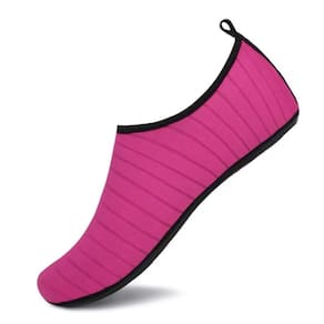 Sapatilha de Neoprene Reforçada Areia Mar Beach Tennis Rosa Neon - 34-35