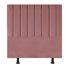Cabeceira Estofada Cama Box Solteiro 90 cm Marina Suede