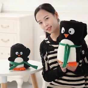 Cobertor Pinguim Com Alças Supercute