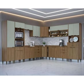 cozinha completa paris 21 pt 9 gv nogal e verde