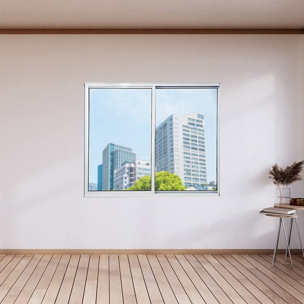 Janela de Alumínio 100x120cm 2 Folhas Fortline Branco