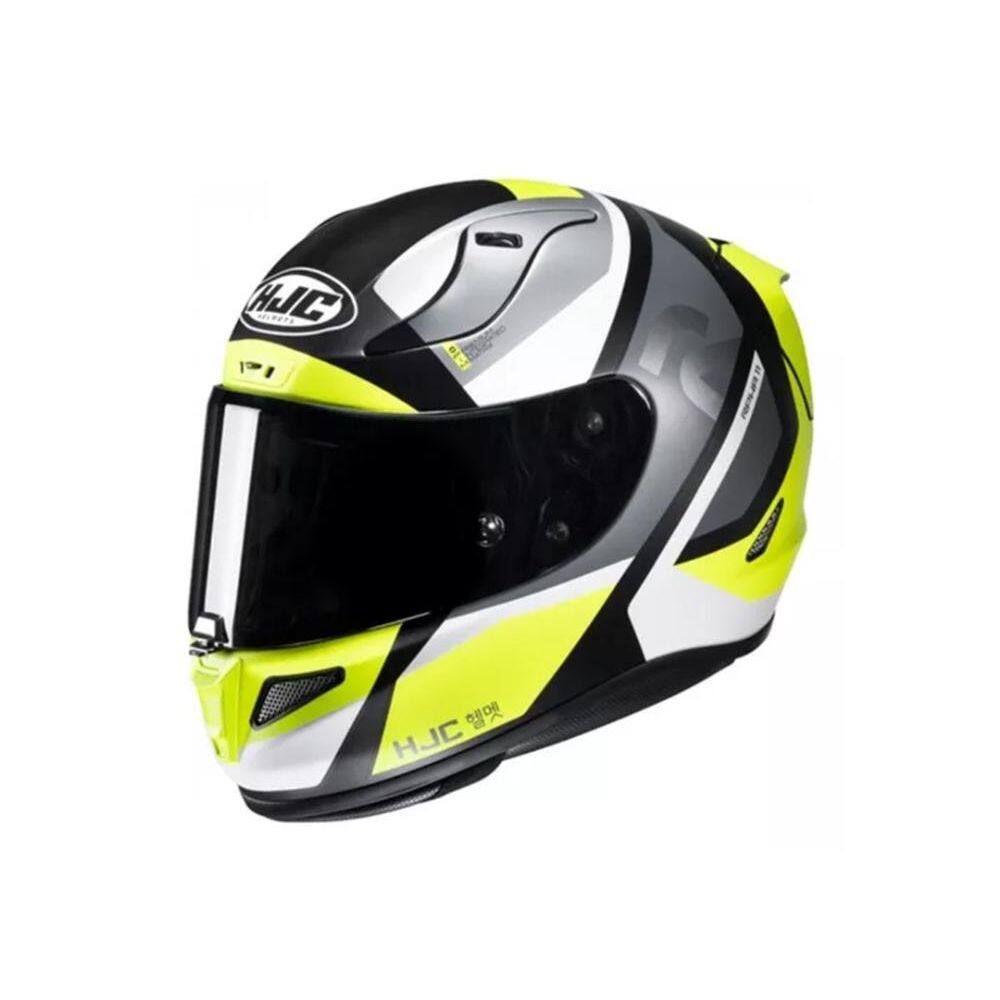Capacete Hjc Rpha 11 Seeze Cinza E Verde 58 [F016]
