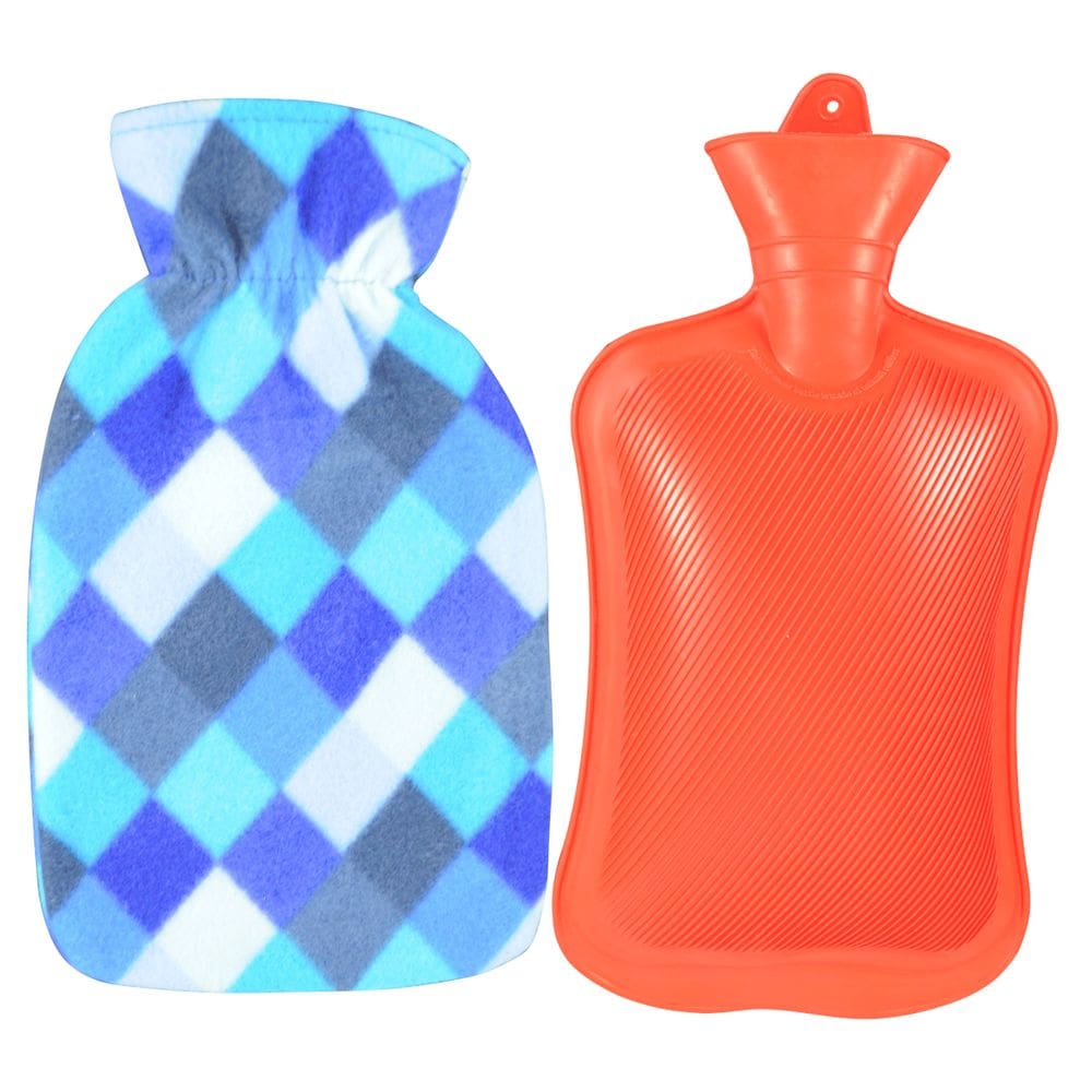 Bolsa para Água Quente Cor Vermelha 2L Montserrat com Capa de Segurança