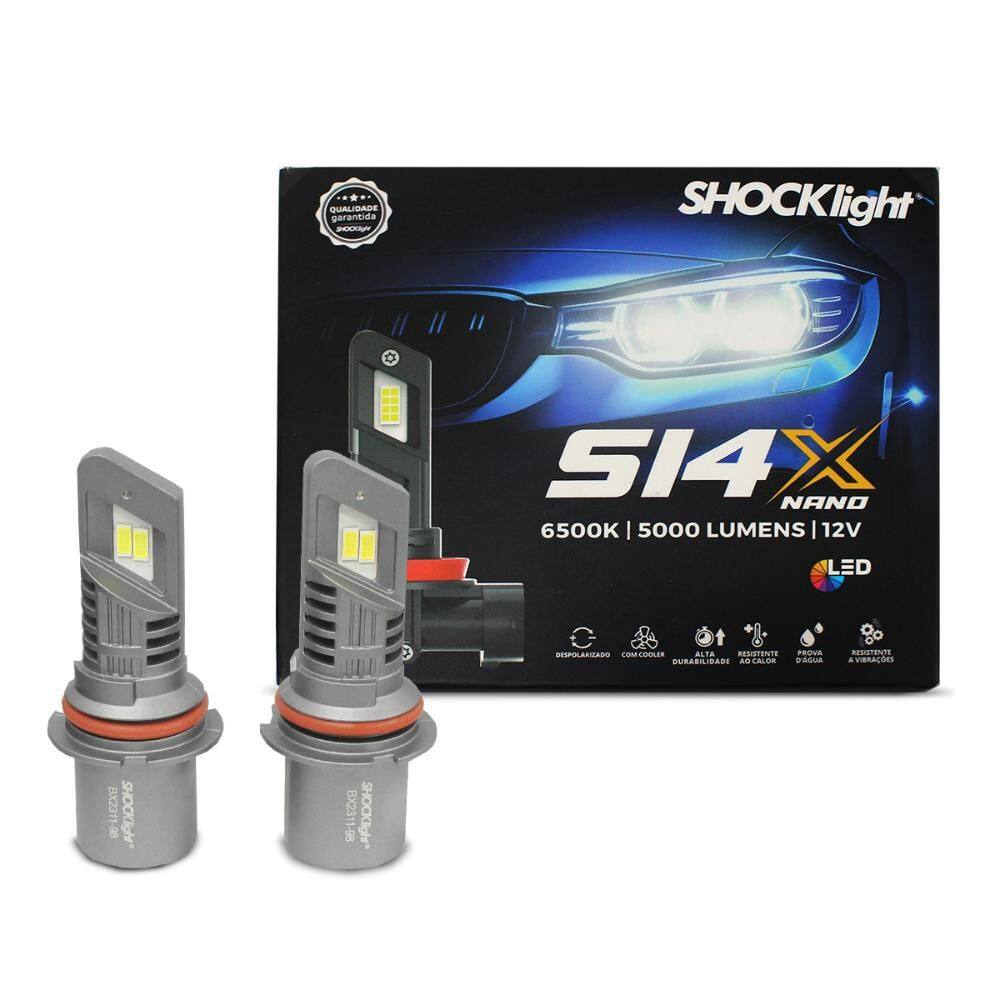Kit Lâmpadas LED HB5 9007 S14x 6500k 5000 Lumens 22w