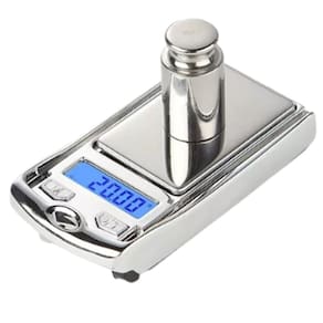 Mini balança versátil: digital, 0.01-200g, ideal para joias