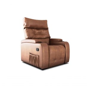 Poltrona Giratório Papai Reclinavel Mx66 Commander Sintetico Whisky Matrix