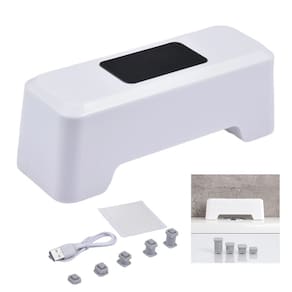 Sensor de Descarga Automatico Inteligente USB Bateria Recarregavel Privada Vaso Sanitario Lavabo Banheiro Comercial Residencial Higienico Seguro