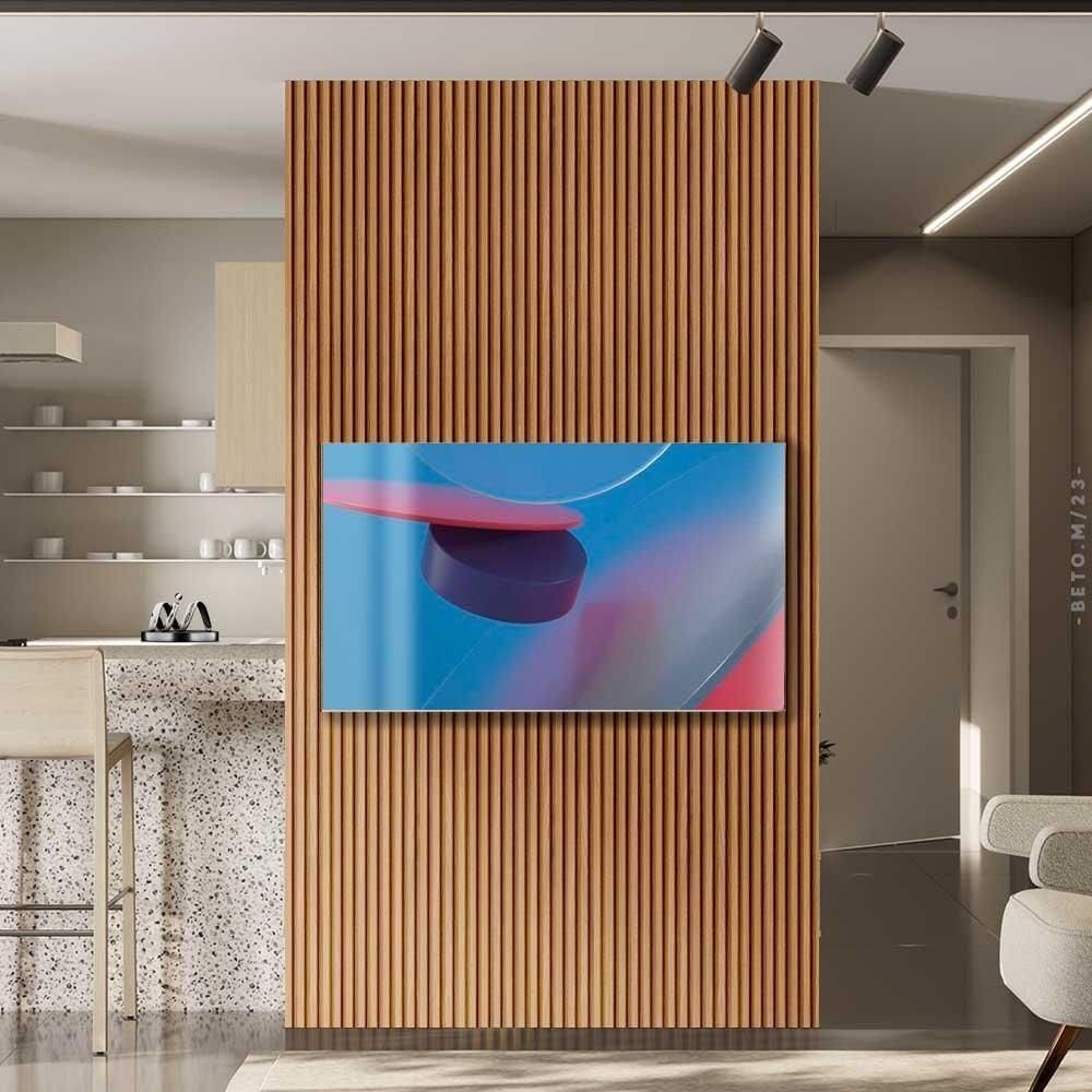 Painel Ripado Placa 140 Cm X 250 Cm Mdf E Mdp Nature Linea Brasil