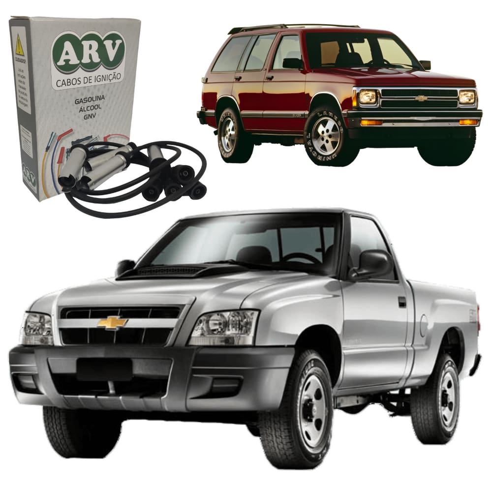 Jogo Cabo De Ignição ARV Gm Blazer S10 Vortec 4.3 V6 Desde 1996...