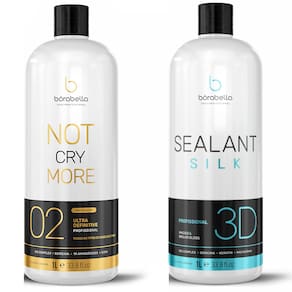 KIT PROGRESSIVA Not Cry More E SELAGEM SILK BÓRABELLA 1L