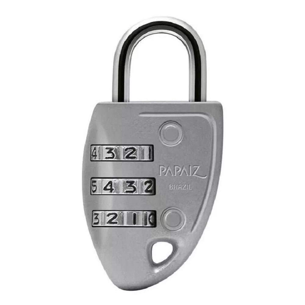 Cadeado Segredo CS23 30MM Prata Papaiz