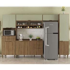 cozinha completa paris 11 pt 5 gv nogal e verde