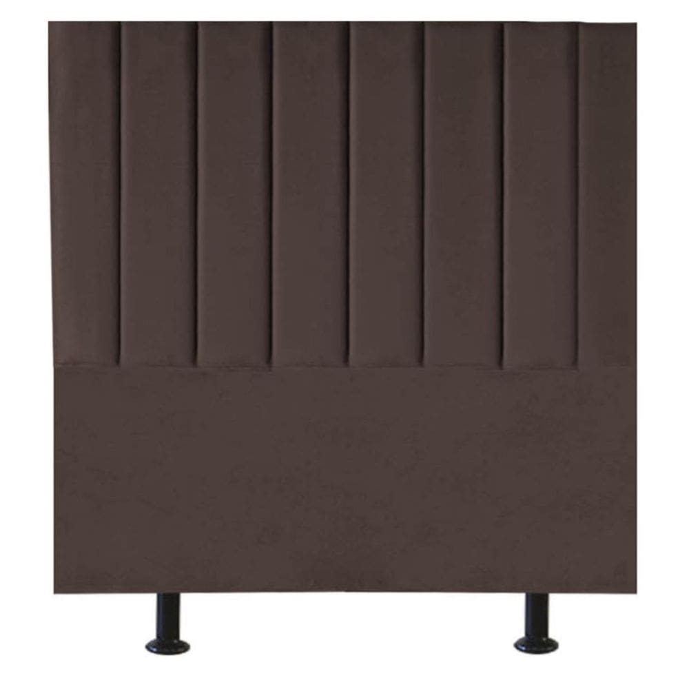 Cabeceira Estofada Cama Box Solteiro 100 cm Maisa Linho