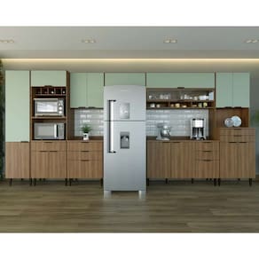 cozinha completa paris 16 pt 9 gv nogal e verde