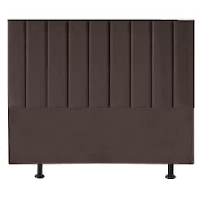 Cabeceira Estofada De Cama Casal Queen 160 Cm Sophia Corino Cor:marrom