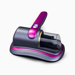 Aspirador Sem Fio Uv Portátil Anti-Acáro Cama Sofá Rosa