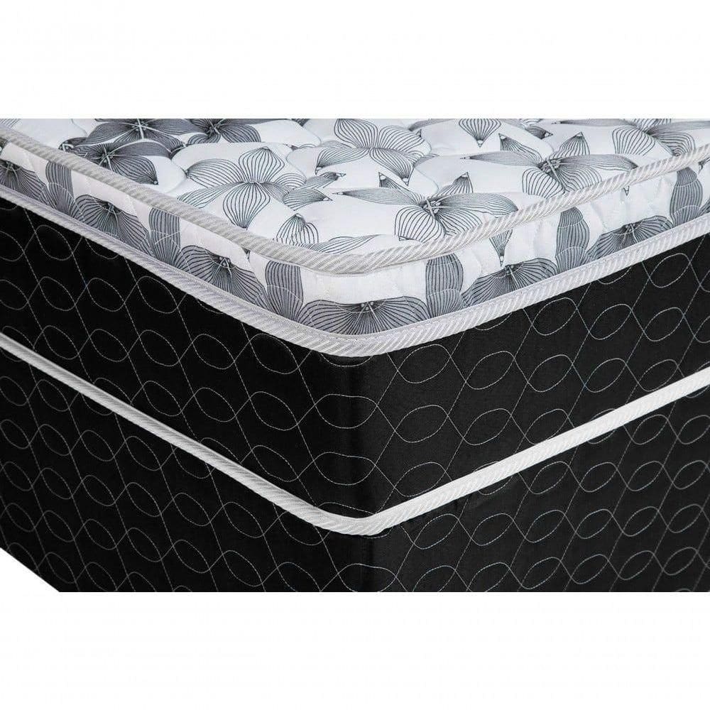 Cama Box + Colchão Castor King Class One Face Tecnopedic 193x203x52cm
