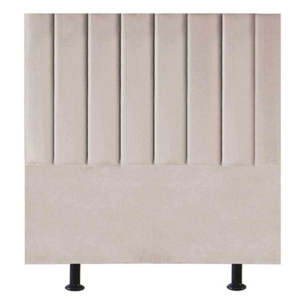 Cabeceira Estofada Cama Box Solteiro 90 cm Maisa Corino