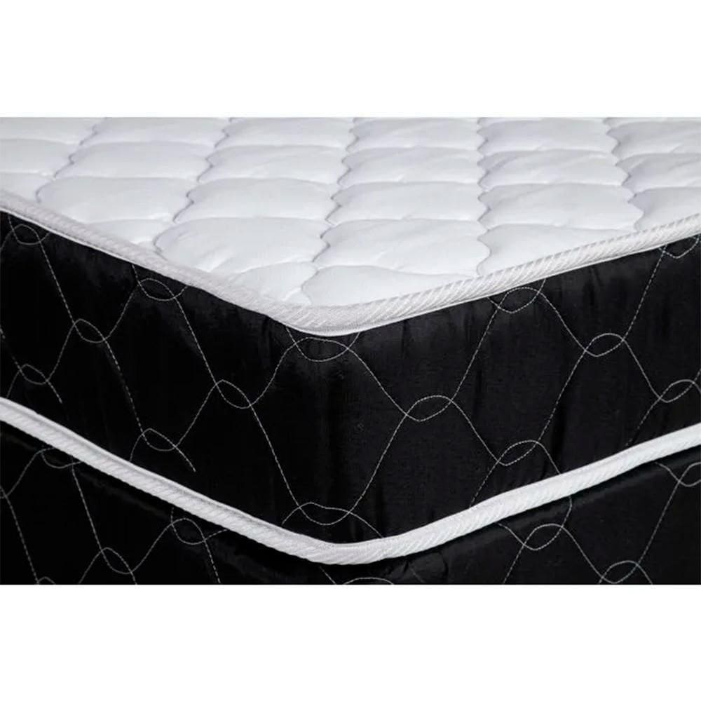 Cama Box + Colchão Castor Queen Montblanc Double Face D33 158x198x42cm