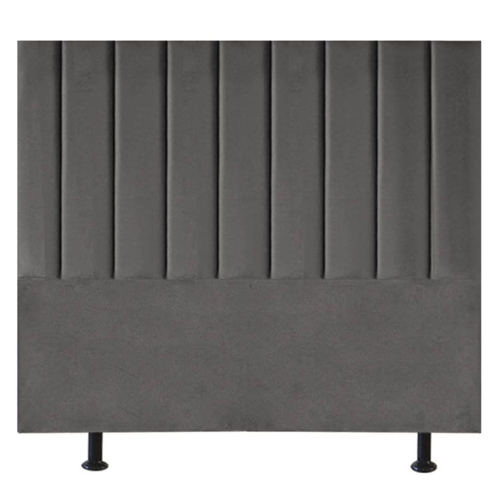 Cabeceira Estofada Cama Box King 195 cm Maisa Linho