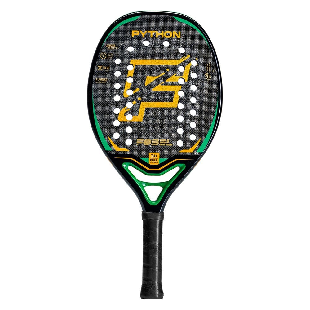 Raquete Beach Tennis Fobel Python com Caixa Carbono 3k 2024