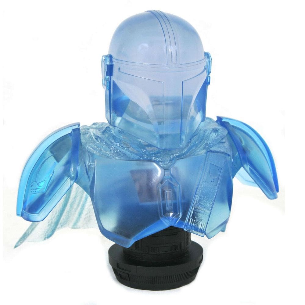 Star Wars O Busto Holograma Mandaloriano L3D SDCC 2021 10"