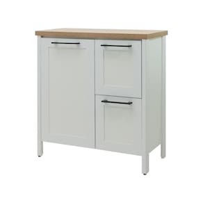 Aparador Buffet Ditália 1 Porta 2 Gavetas Bn-01 Cinza