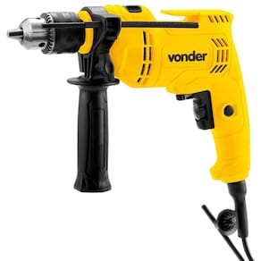 Furadeira com Impacto 1/2" Elétrica 220V Vonder Jogo com 19