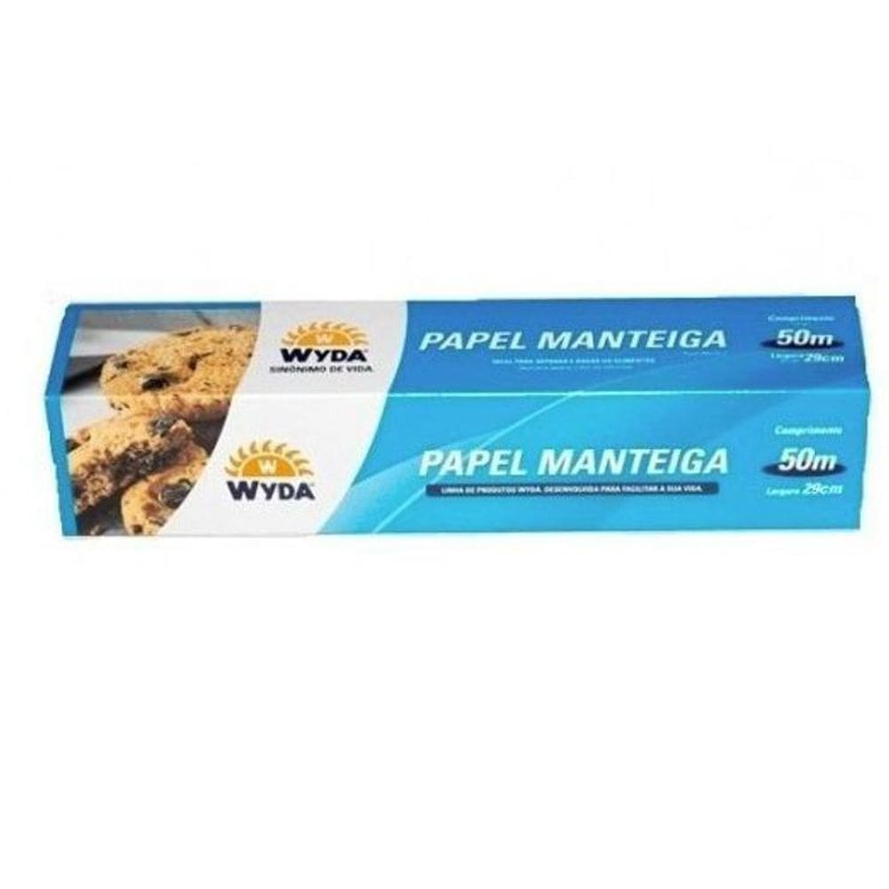 Papel Manteiga 50M X 29Cm - Wyda