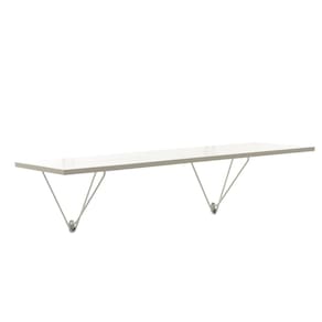 Prateleira Decorativa Space Dupla Branco