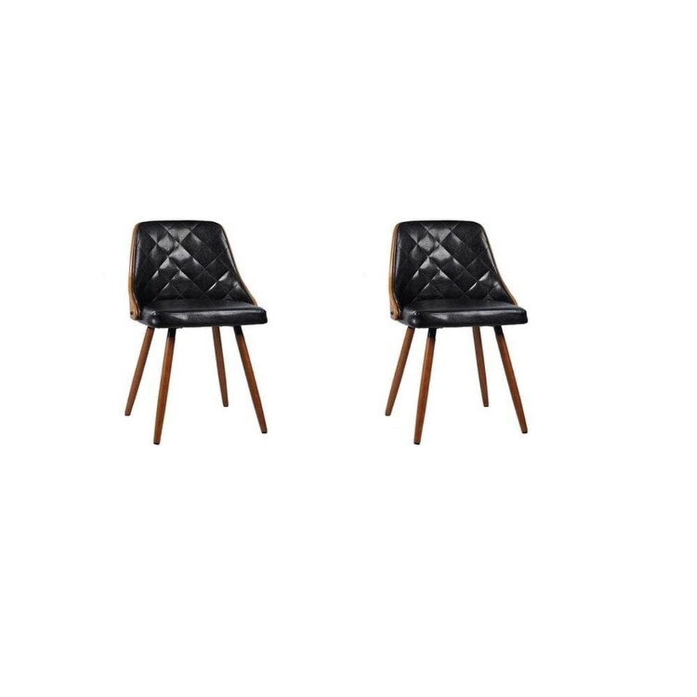 Conjunto 2 Cadeiras para Sala de Jantar Milão Preto