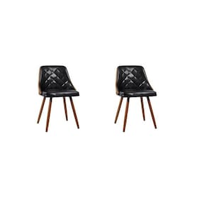 Conjunto 2 Cadeiras para Sala de Jantar Milão Preto