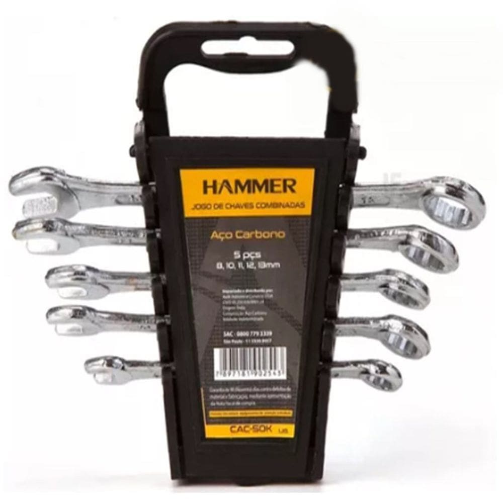 Kit Ferramenta Chave Combinadas Hammer 10mm