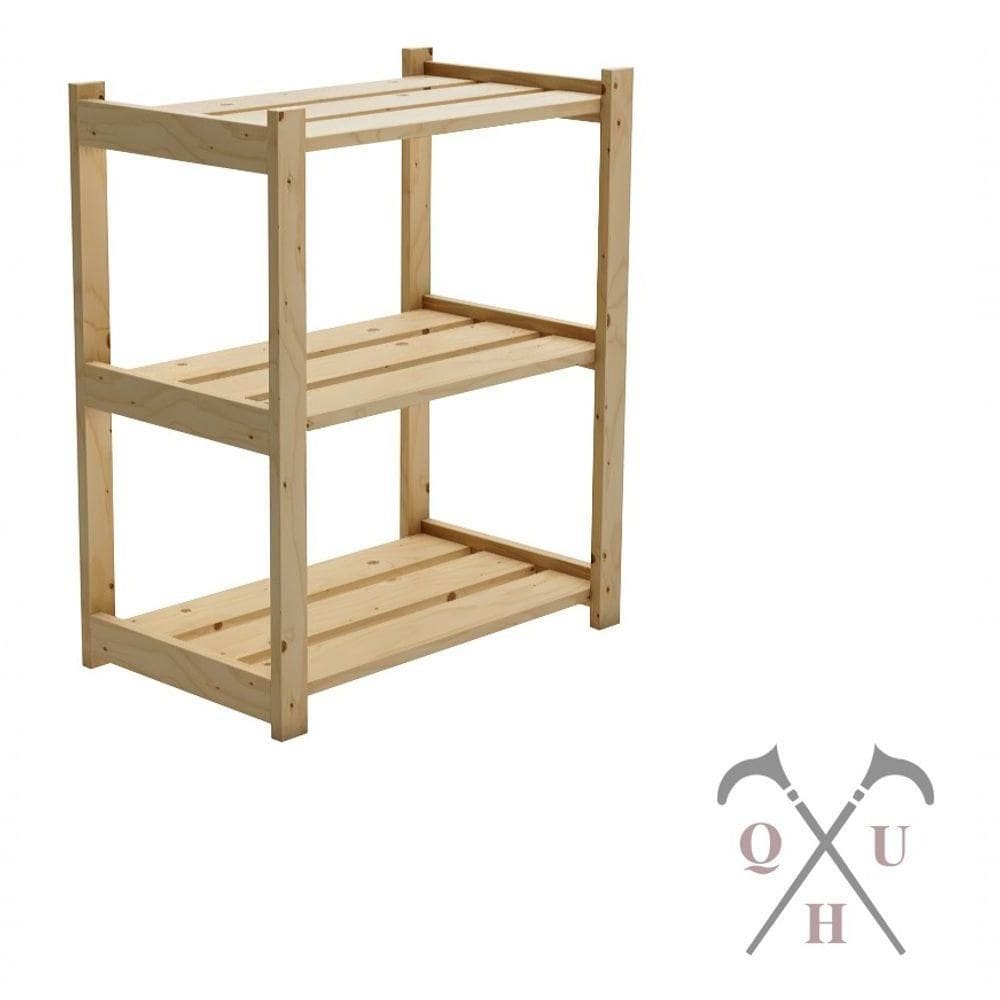 Conjunto Aparador Expositor Aberto Alta Durabilidade De Qualidade Decorativo E Armário Rustico Pinus
