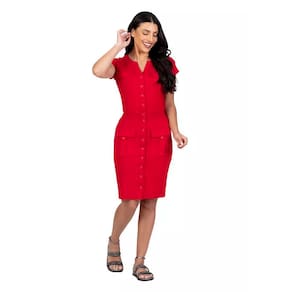 Vestido Hapuk Queren Vermelho 61115
