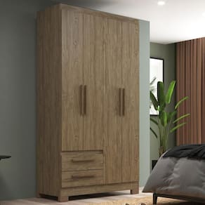 Guarda-roupa 4 Portas 2 Gavetas Rp2422 Wood Decibal Wood