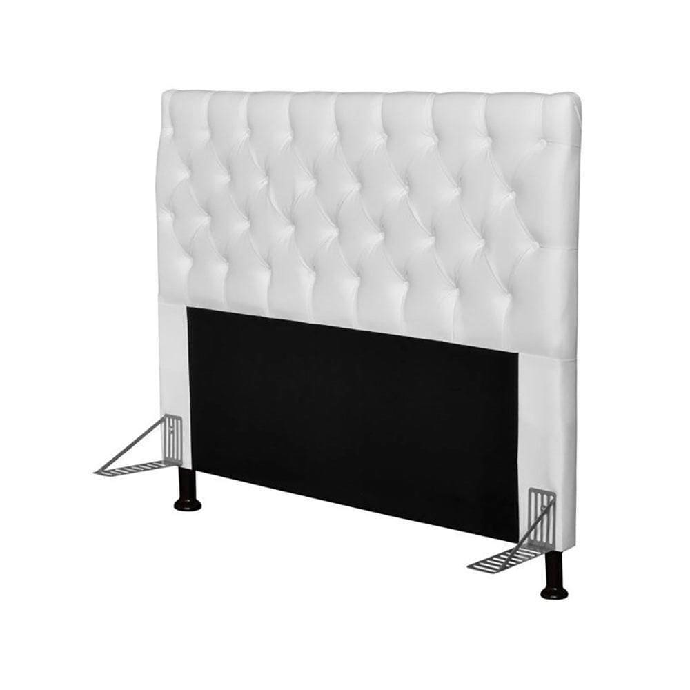 Cabeceira Cristal 1,60 Laminado Branco - Js Móveis